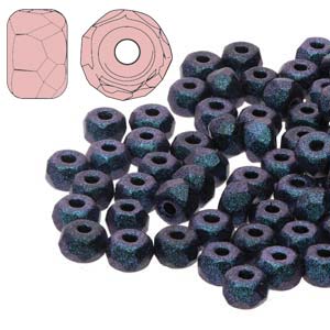 Czech - Glass Beads - Faceted Micro Spacer - 2mm x 3mm