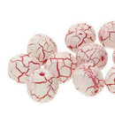 Czech - Fire Polish - Ionic - 6mm - 25 pieces