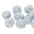 Czech - Fire Polish - Ionic - 6mm - 25 pieces