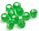 Acrylic - Round - Faceted - 8mm - 40 pieces