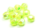 Acrylic - Round - Faceted - 8mm - 40 pieces