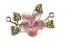 Metal - Connector - Flower - 42mm x 28mm - 5 pieces