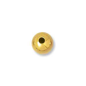 Metal - Round - 8mm - 10 pieces - Golden