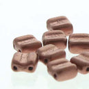 Czech - Tile (Groovy) - 6mm - 29 beads