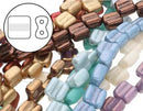 Czech - Tile (Groovy) - 6mm - 29 beads