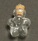 Pendants - Glass - Bottles - 15mm-22mm - Clear - 1 piece