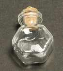 Pendants - Glass - Bottles - 15mm-22mm - Clear - 1 piece