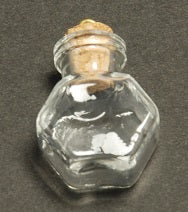 Pendants - Glass - Bottles - 15mm-22mm - Clear - 1 piece