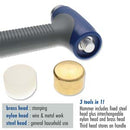 BeadSmith - EZ-Strike - Metal Working Hammer - 3 in 1