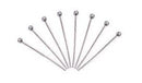 Headpins - Stainless Steel - 10 pieces