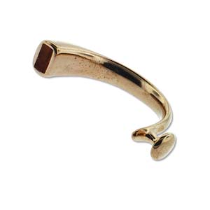 Half Bar Bracelet - Button - 63mm x 34mm - 1 piece