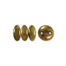 Czech - Lentil - Two Holed - 6mm - 1 Strand (50 beads)