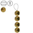 Czech - Dobble - Two Hole - 8mm - 20 Beads
