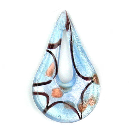 Pendant - Murano Glass - Briolette - 1 piece