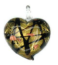 Pendant - Murano Glass - Heart - 1 piece