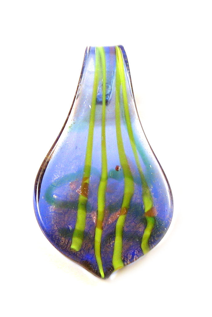 Pendant - Murano Glass - Smooth Leaf - 1 piece