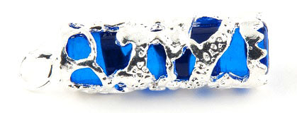 Pendant - Acrylic and Metal - Column - 36mm - 1 piece