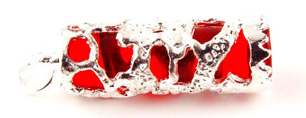 Pendant - Acrylic and Metal - Column - 36mm - 1 piece