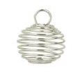 Pendant - Bead Cage - Spiral - 1 piece