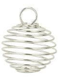 Pendant - Bead Cage - Spiral - 1 piece