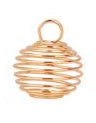 Pendant - Bead Cage - Spiral - 1 piece