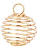 Pendant - Bead Cage - Spiral - 1 piece