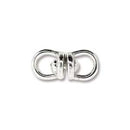 Metal - Connector - Revolving Link - 13mm - 1 piece - Silver Plated