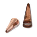 Czech - Spike - 5mmx 13mm - 1 strand (25 beads)