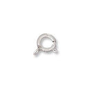 Spring Ring Clasp - Sterling Silver (Closed Ring)