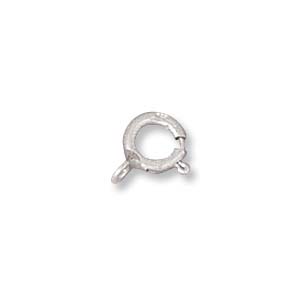 Spring Ring Clasp - Sterling Silver (Closed Ring)