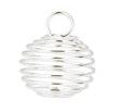 Pendant - Bead Cage - Spiral - 1 piece