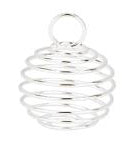Pendant - Bead Cage - Spiral - 1 piece