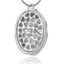 Pendant - Mask - Enamel and Rhinestone - 45mm x 30mm - 1 piece