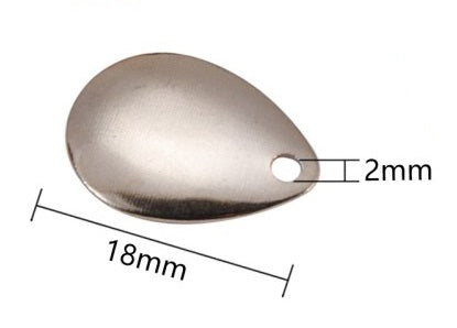 Pendant - Teardrop - 18mm x 13.5mm