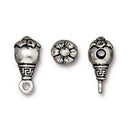 Metal - Guru Bead - 16.25 x 7.5mm - 1 set