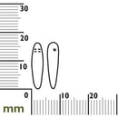 Czech - Thorn - 5mm x 16mm - 1 strand (48 beads)