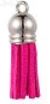 Pendant - Tassel - Faux Suede - 35mm x 10mm - 1 piece