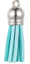 Pendant - Tassel - Faux Suede - 35mm x 10mm - 1 piece