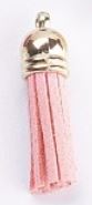 Pendant - Tassel - Faux Suede - 35mm x 10mm - 1 piece