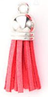 Pendant - Tassel - Faux Suede - 35mm x 10mm - 1 piece