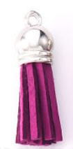 Pendant - Tassel - Faux Suede - 35mm x 10mm - 1 piece