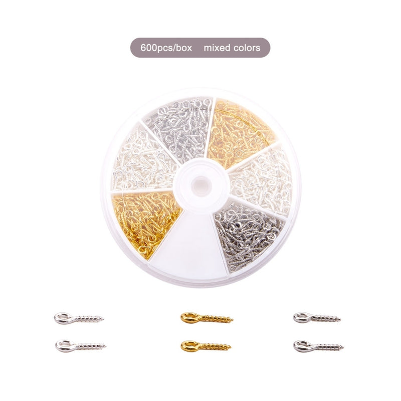 Kit - Screw Eye Pins - 3 Colours