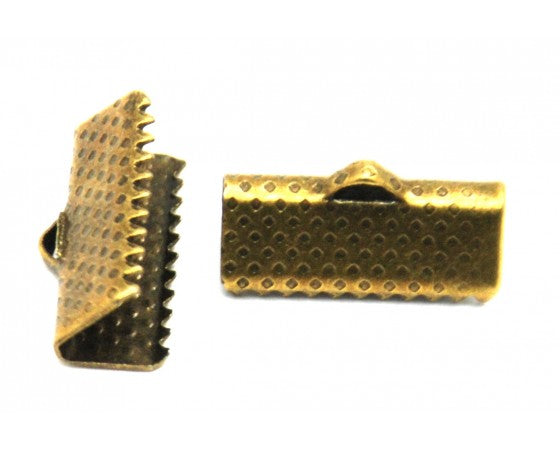 Crimps - Ribbon End - 16mm