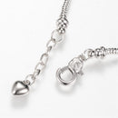 Pandora Style Bracelet - Platinum - 19.5cm