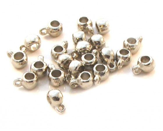 Pendant Slider - Plain - 4mm x 8mm - 25 pieces