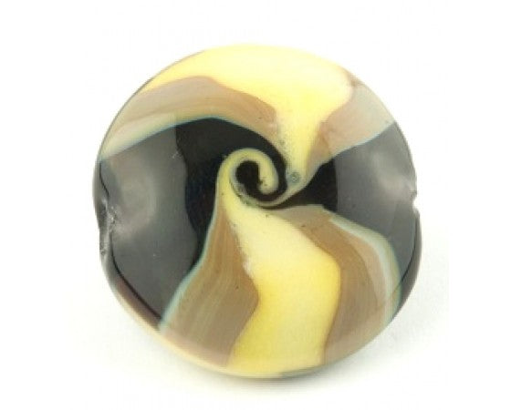 Lampwork - Coin (Domed) - 26mm - 1 piece