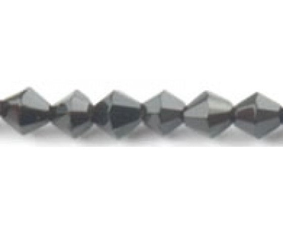 Glass - Bicone (Faceted) - 4mm - 32cm Strand