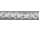 Glass - Bicone (Faceted) - 6mm - 30cm Strand