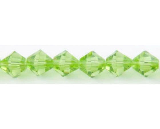 Glass - Bicone (Faceted) - 6mm - 30cm Strand