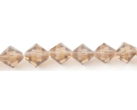 Glass - Bicone (Faceted) - 8mm - 30cm Strand
